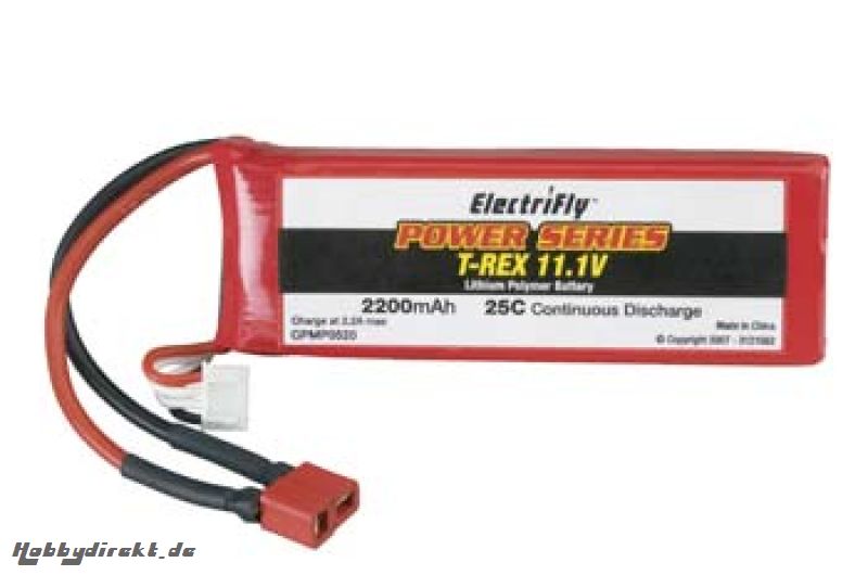 ElectriFly LiPo 3S 11.1V 2200 Revell RC Pro Hobbico GPMP0520