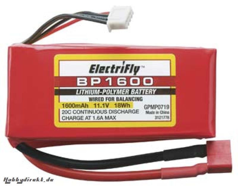 ElectriFly BP Series 11.1V 16 Revell RC Pro Hobbico GPMP0719