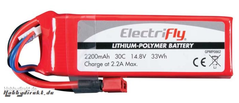 LiPo 4S 14,8 V 2200 mAh 30C  GPMP0862