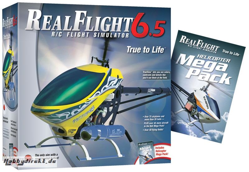 Real Flight 6.5 Heli Mode 2 E Revell RC Pro Hobbico GPMZ4497