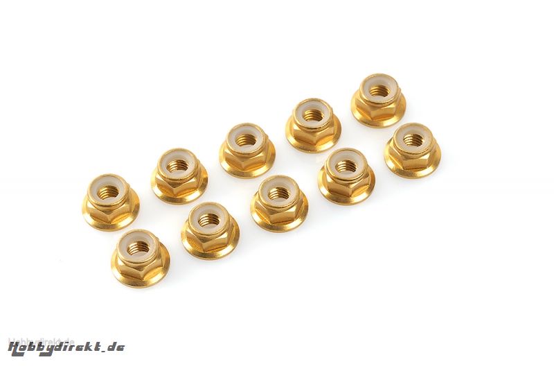 Sechska. M3 mit Bund Gold, Aluminium 10pcs HCAQ6670