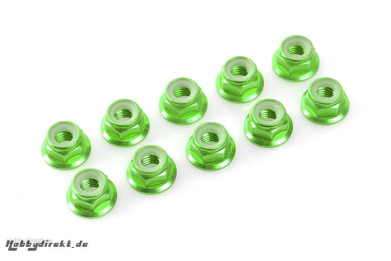 Sechska.M3 mit Bund Green, Aluminium 10pcs HCAQ6671