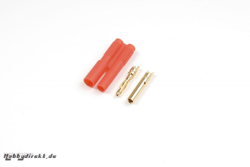 2.0mm Goldstecker mit Kunststoff Gehäuse (4pcs) HCAQ7011