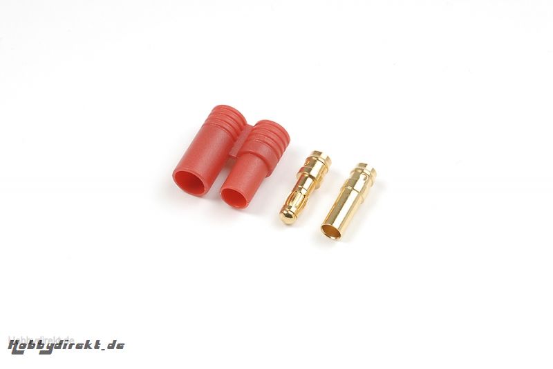 3.5mm Goldstecker mit Kunststoff Gehäuse (4pcs) HCAQ7012