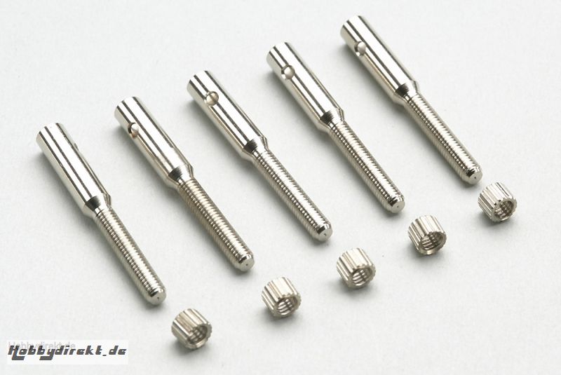 Ø5mm Aluminium Hülsen M2.5 Kohlefaserstäbe(5St) HCAQ8027