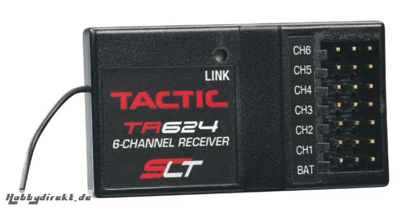 TR624 6 Kanal Empfänger LOSE Hobbico TACL0624L