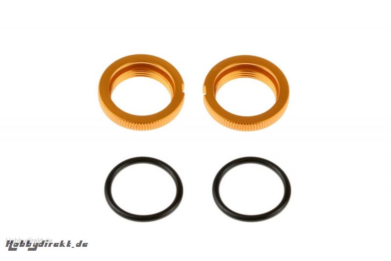 SHOCK PRELOAD NUT & O-RING (PAIR TD330082