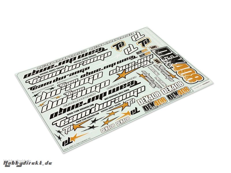 DEX408 DECAL SHEET TD490014