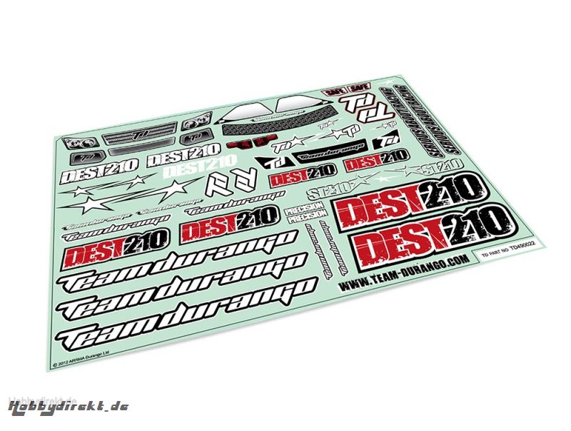 DEST210 DECAL SHEET TD490022