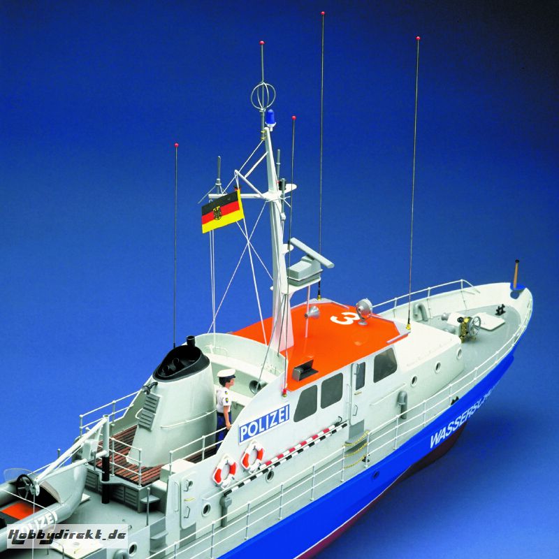 POLIZEIBOOT W3 MIT BESCHLAGSATZ Robbe 1-1176 1176