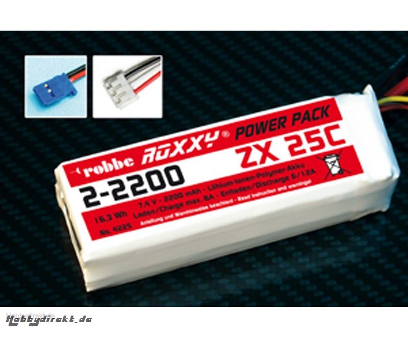 ROXXY Power Pack 2S2200mAh (6 Robbe 4225 1-4225