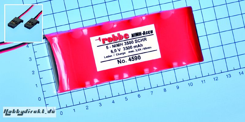 Power Pack 5NiMH 3500 mAh-Duo Robbe 4590 1-4590