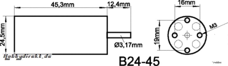 ROXXY BL INRUNNER 2445/08 Robbe 1-4784 4784