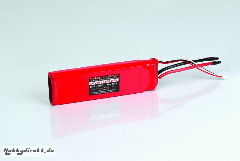 LIPO-AKKU 2S1P 7,4V 4800MAH Robbe 1-4835