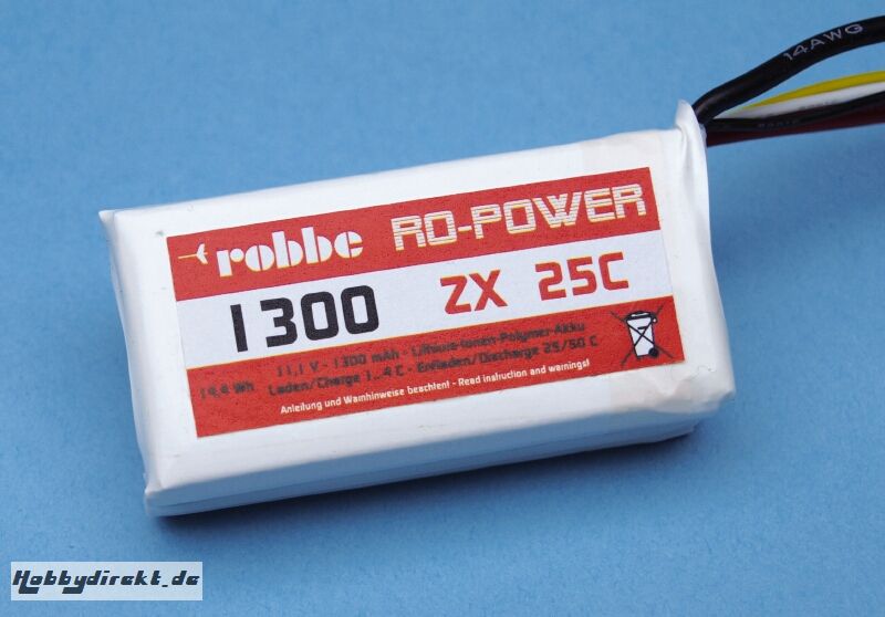 Roxxy-Power ZX 3S 1300mAh 25C Robbe 4868 1-4868