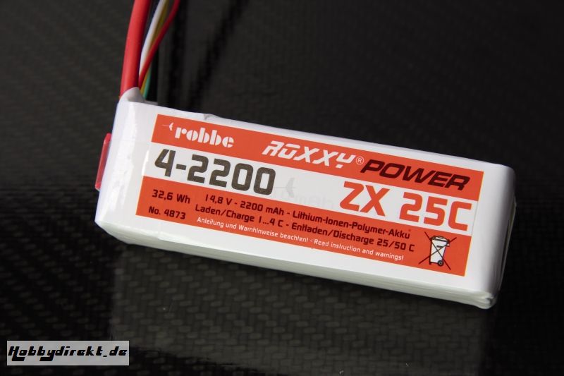 Roxxy-Power ZX 4S 2200mAh 25C Robbe 4873 1-4873