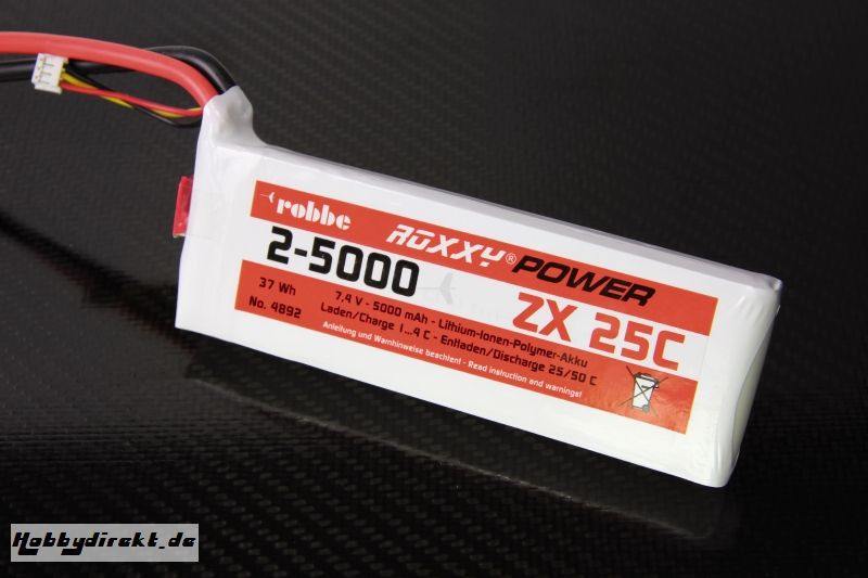 Roxxy-Power ZX 2S 5000mAh 25C Robbe 4892 1-4892