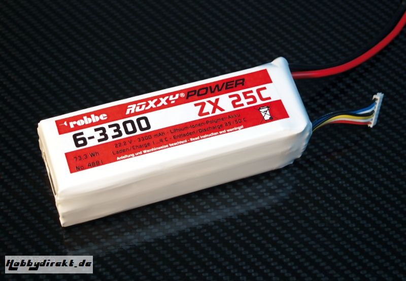 Roxxy-Power ZX 6S 8000mAh 25C Robbe 4898 1-4898