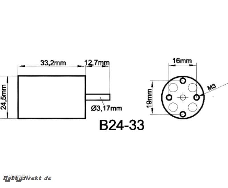 ROXXY BL INRUNNER 2433/08 Robbe 1-4909