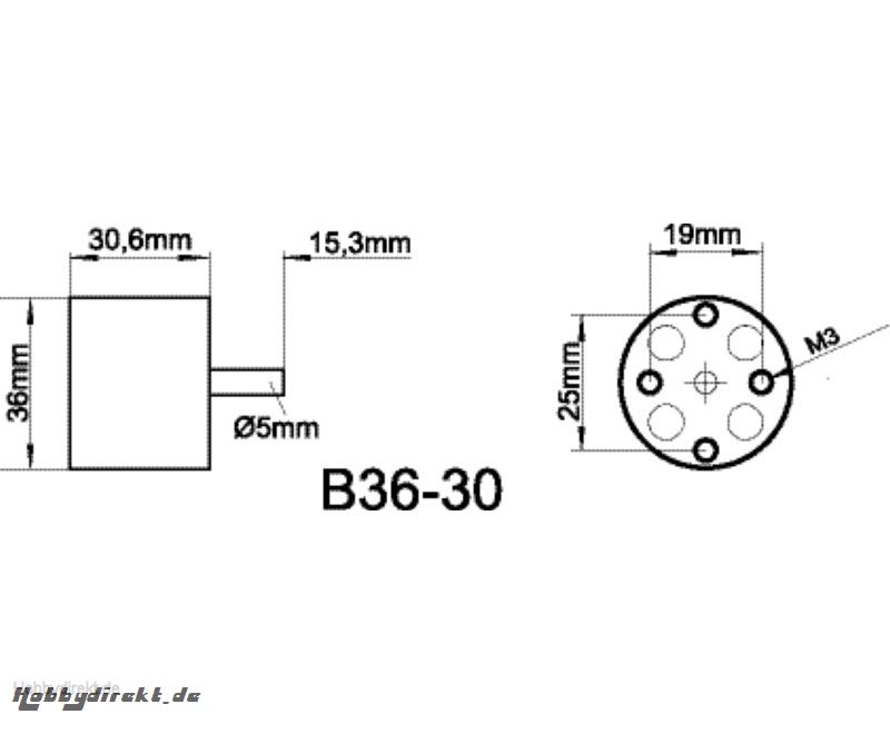 ROXXY BL INRUNNER 3630/06 Robbe 1-4924