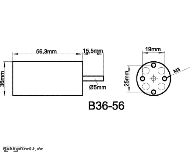 ROXXY BL INRUNNER 3656/04 Robbe 1-4932