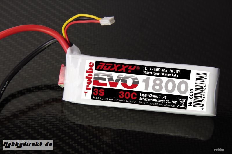 LiPo-Akku ROXXY© Evo 2-1800 3 Robbe 6610 1-6610