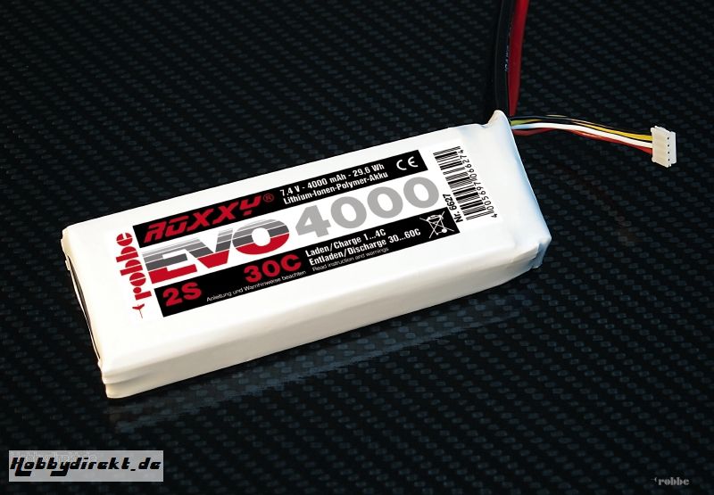 LiPo-Akku ROXXY© Evo 2-4000 3 Robbe 6627 1-6627