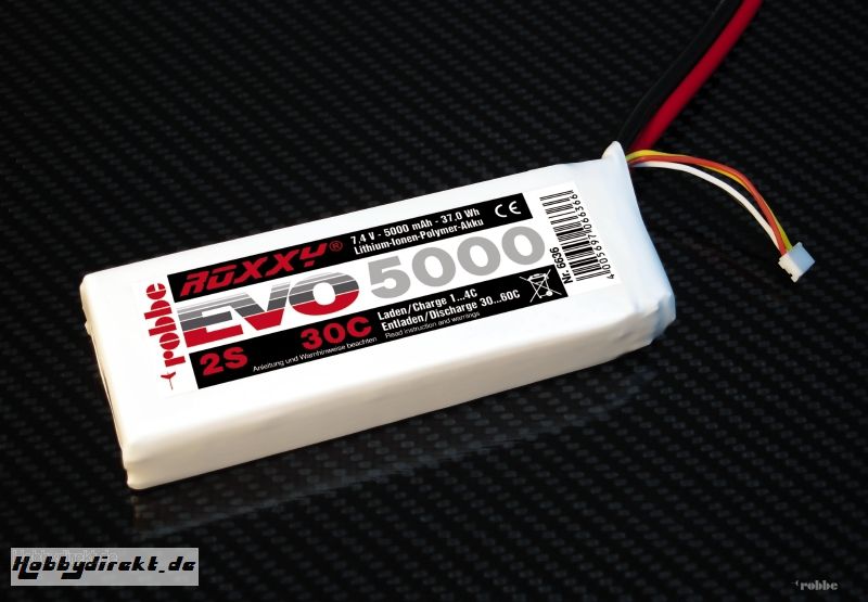 LiPo-Akku ROXXY© Evo 2-5000 3 Robbe 6636 1-6636