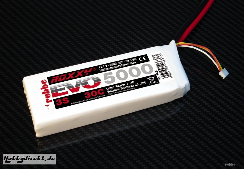 LiPo-Akku ROXXY© Evo 3-5000 3 Robbe 6637 1-6637