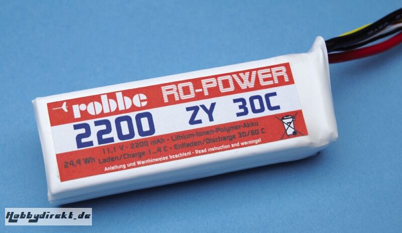 Roxxy-Power ZY 3S 2200mAh 30C Robbe 6801 1-6801