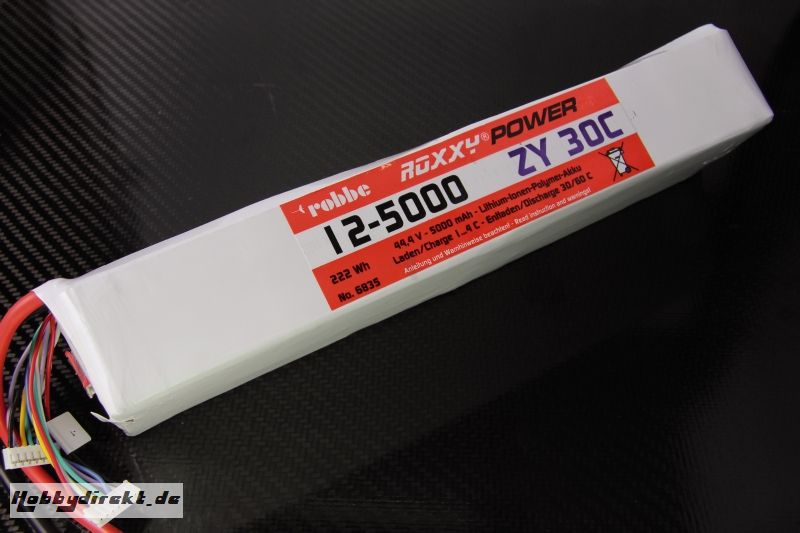 Roxxy-Power ZY 12S 5000mAh 30 Robbe 6835 1-6835