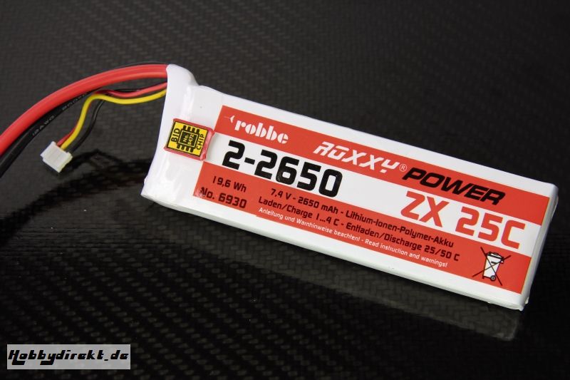 ROXXY© POWER ZX 2S 2650mAh 25 Robbe 6930 1-6930