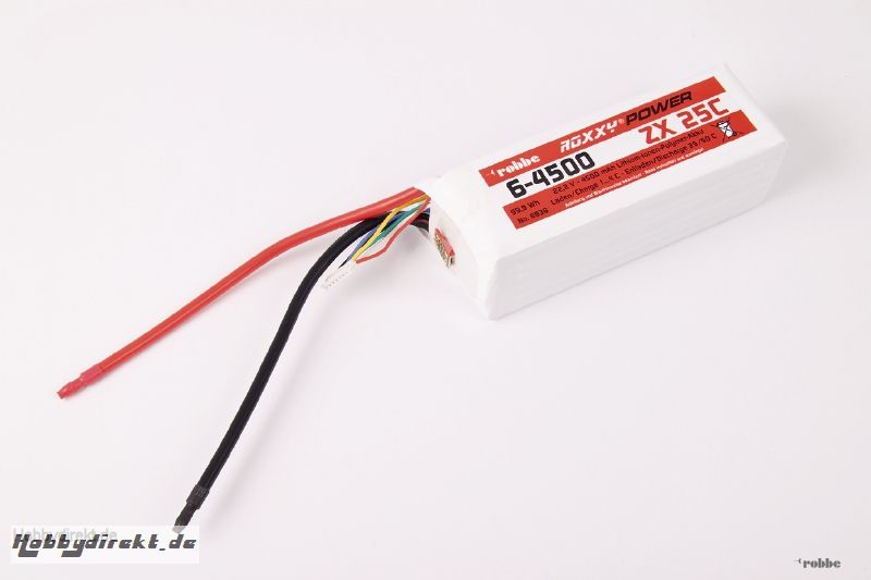 ROXXY© POWER ZX 6S 4500mAh 25 Robbe 6938 1-6938