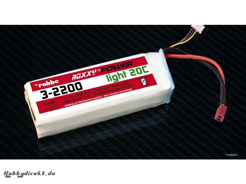 ROXXY© POWER-L 3S2200mAh20C D Robbe 6950 1-6950