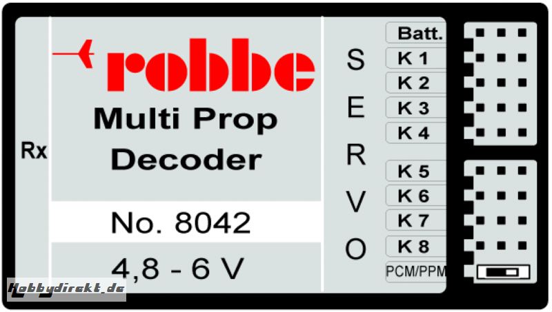 MULTI-PROP 8 DECODER Robbe 1-8042 8042