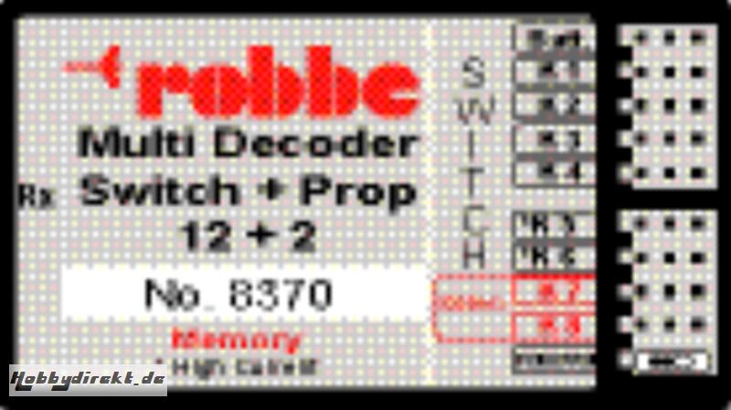 MULTI-SWITCH-PROP 12+2 DECODER MEM Robbe 1-8370 8370