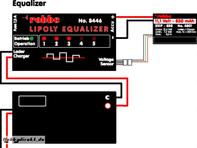 LIPOLY EQUALIZER Robbe 1-8446 8446