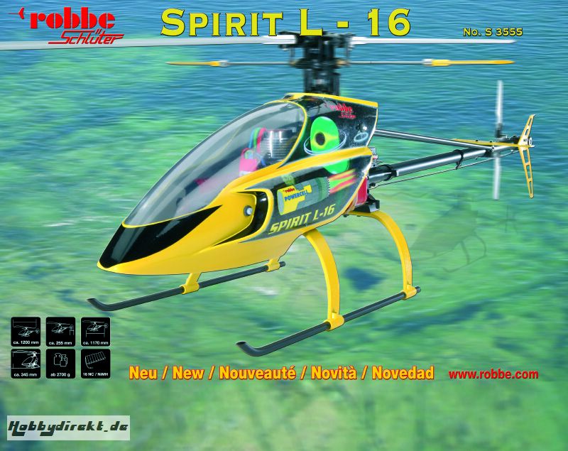 POSTER SPIRIT L-16 Robbe 1-9804 9804