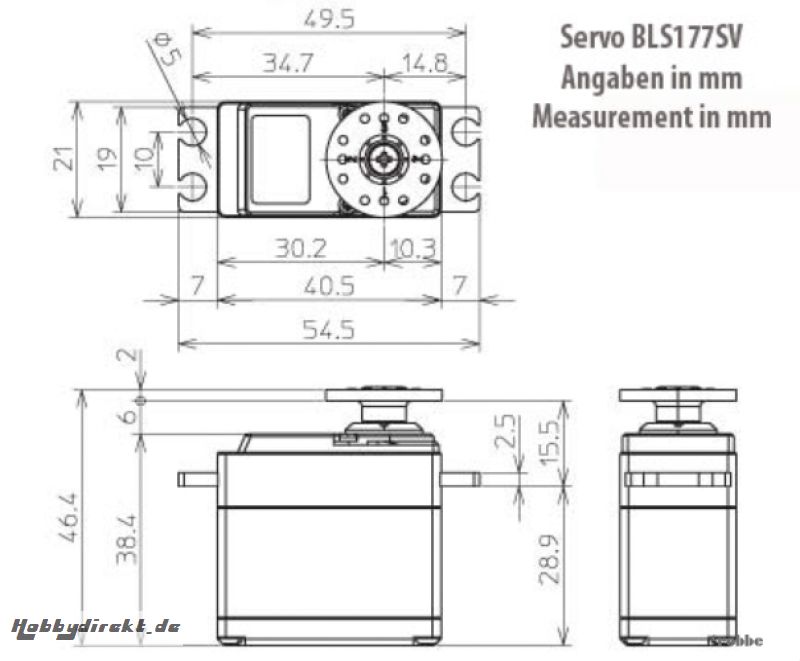 Servo BLS177SV Futaba  F1726 1-F1726