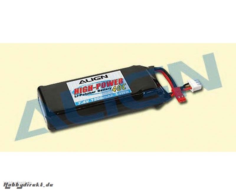 LiPo-Akku 2S1P 7,4V  1900mAh/ Align Robbe HBP19001 1-HBP19001