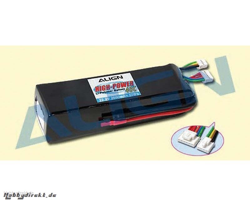 LiPo-Akku 6S1P 22,2V 2600mAh/ Align Robbe HBP26002 1-HBP26002