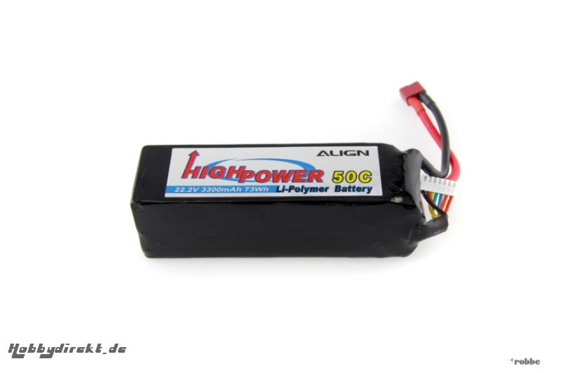 LiPo-Akku 6S1P 11,1V  3300mAh Align Robbe HBP33003 1-HBP33003