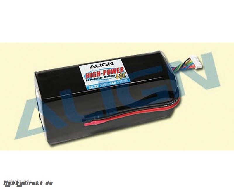 LiPo-Akku 6S2P 22,2V 5200mAh/ Align Robbe HBP52001 1-HBP52001