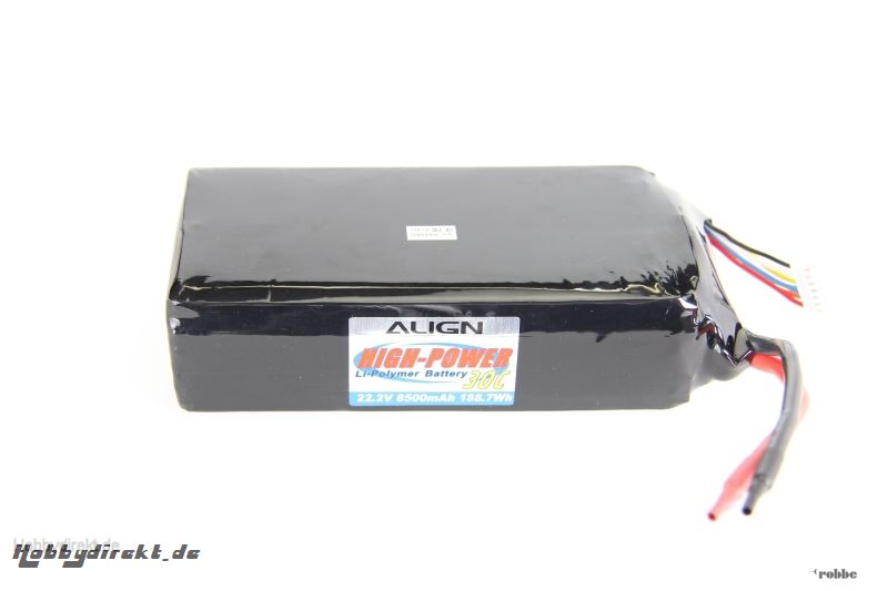 LiPo-Akku 6S1P 22,2V  8500mAh Align Robbe HBP80001 1-HBP80001