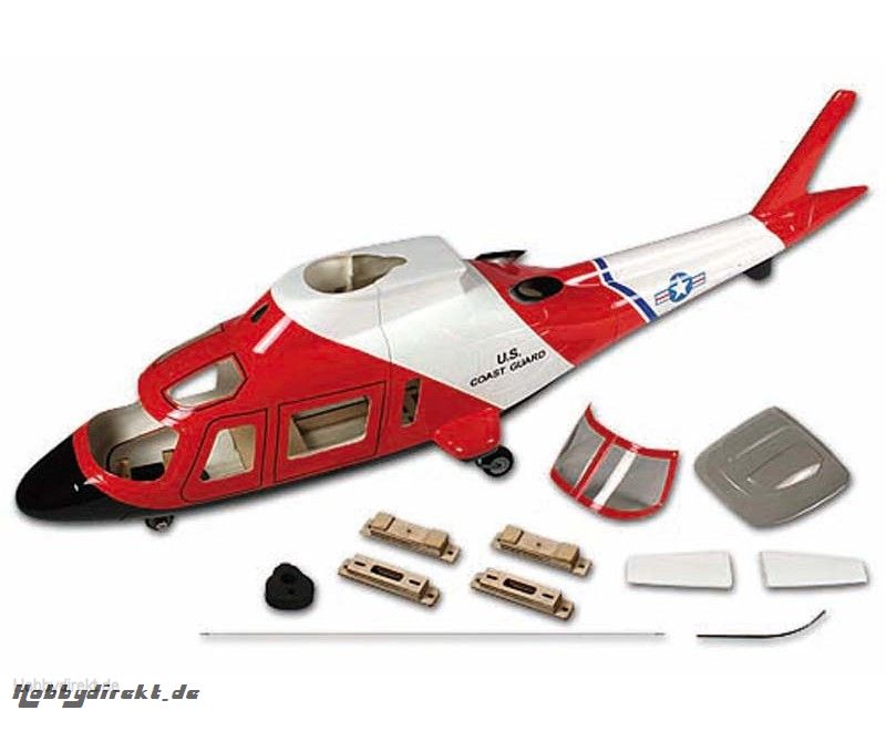 Rumpf T-REX450 GFK Agusta A-1 Align Robbe HF4502 1-HF4502