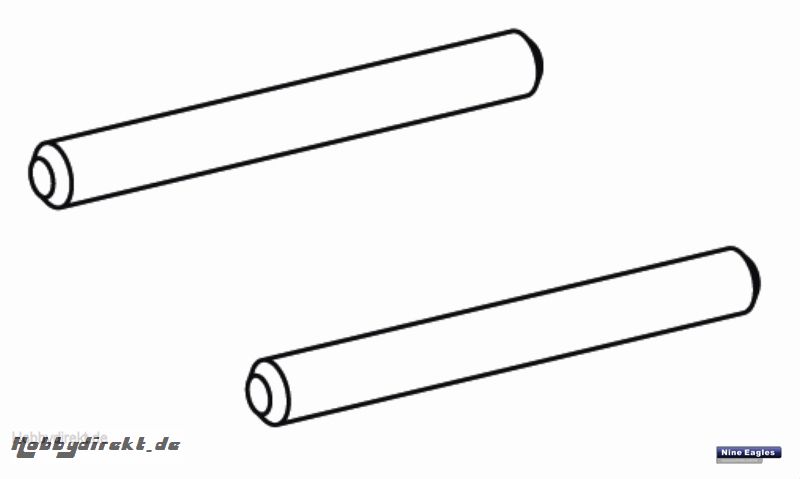 Blattlagerwelle Solo Pro 127/ Robbe NE251404 1-NE251404