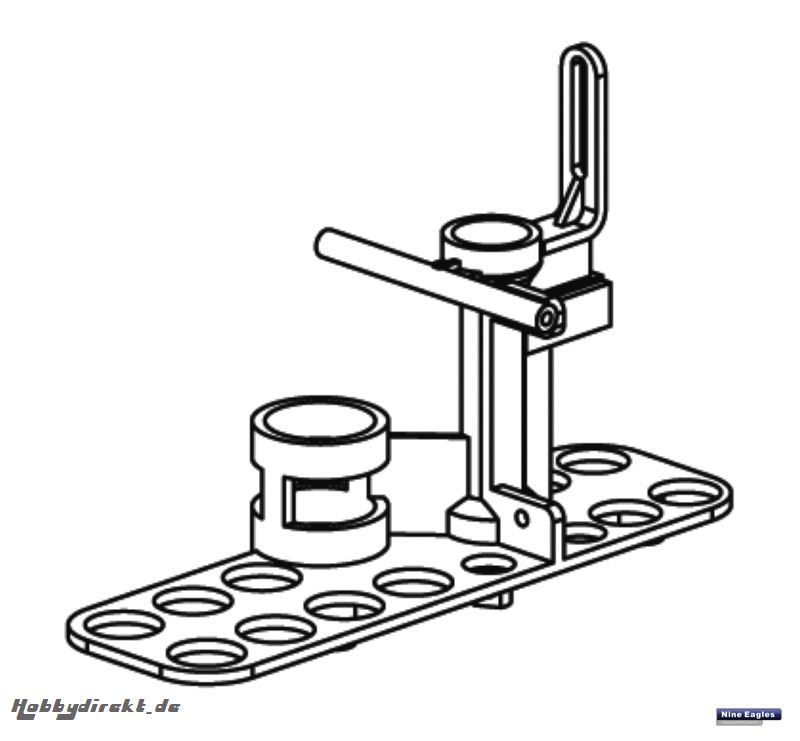 Hauptrahmen Solo Pro 127 Robbe NE251415 1-NE251415