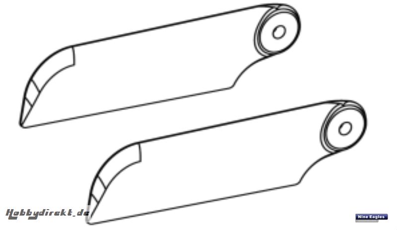 Heckrotorblätter Solo Pro 287 Robbe NE251514 1-NE251514