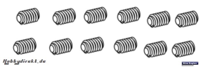 Innen-6kt.-Schraube M3x3 S.Pr Robbe NE251541 1-NE251541