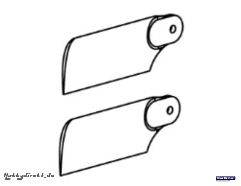 Heckrotorblätter Solo Pro 319 Robbe NE251720 1-NE251720